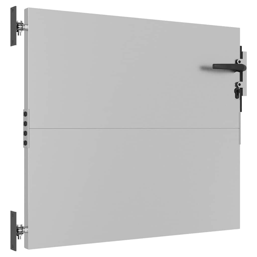 vidaXL Puerta de jardín Acero corten 85x75 cm, Puerta de Metal, Puerta de jardín Delantera, Puerta de jardín con Cerradura, Puerta de Acero