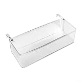 Nachttisch-Organizer, Metall, platzsparendes Aufbewahrungsregal für Handys, Bücher und Fernbedienungen, tragbar für Schlafsaal und Studentenunterkunft (weiß)