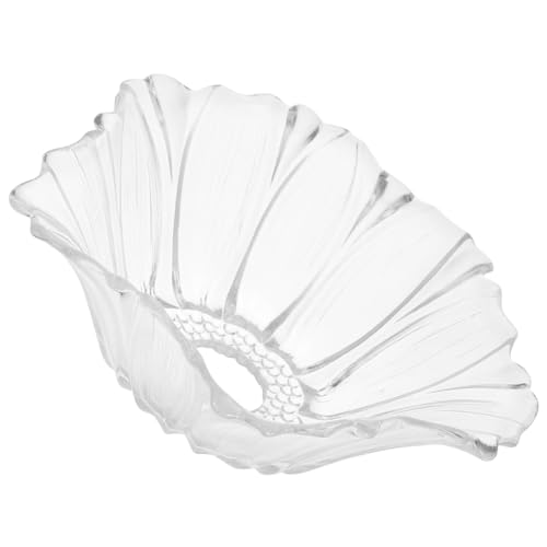 ELAYARD レトロデザイン ガラスランプシェード 傘型 口径 ヴィンテージ照明カバー 天井照明 シャンデリア 寝室 リビング 書斎用