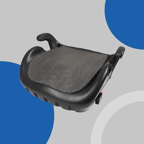 PETEX Auto-Kindersitzerhöhung mit Isofix - Max Plus, i-Size ECE R129, ca. 7 bis 12 Jahre, für Körpergröße von 125 bis 150 cm, Sitzerhöhung, schwarz