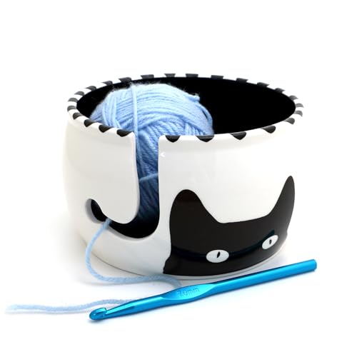 Kitty Ears Cat Ceramic Yarn Bowl