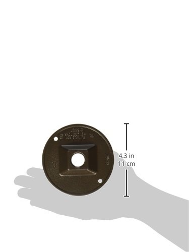Hubbell-Bell 5193-0 Weatherproof Cover - 4-Inch Round Cluster, Gray, For Outdoor Light Fixtures - View #11