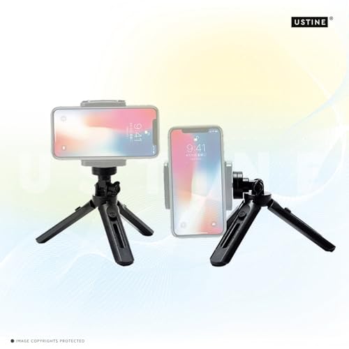 Image of Youtuber Kit | 10 inch RGB Ring Light | MiniPro T1 - Compact 16cm Mini Tripod (Tabletop Use) | Ideal for Facebook Videos, Reels & Vlogging (MiniPro T1 + RGB 10 inch Light)