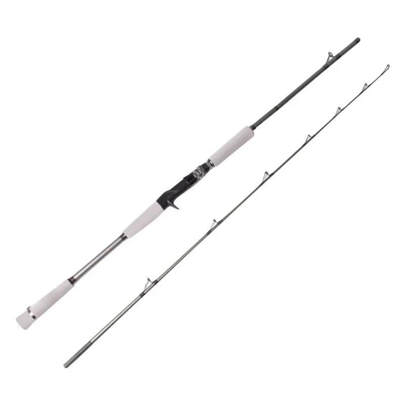 CañAs De Pescar Caña, señuelo de 80 a 250 hilos, punta de carbono de 20 a 50 lb, caña ligera for pesca con jigging en bote, caña giratoria for pesca en agua salada CañA De Pescar(Casting Rod-LG)