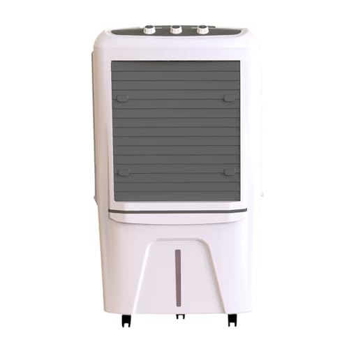 Image of Voltas Velocity 110, with Swing Control and Dust Filters (110 Litre Capacity, Water Level Indicator, Honey Comb Cooling Media, White)