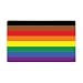 All Inclusive Gay LGBT Pride Flag - (5in Wide) Full Color Vinyl Decal for Indoor or Outdoor use, Cars, Laptops, Décor, Windows, and more