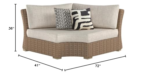 Ashley Beachcroft Curved Corner Chair, view 3