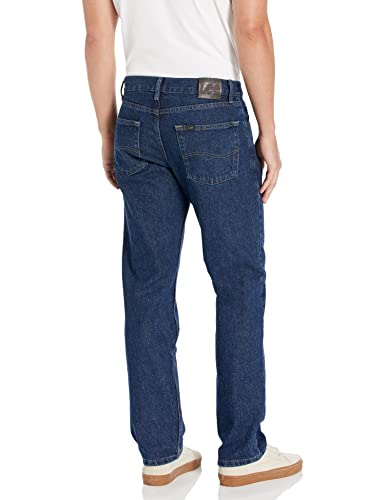 Image of Lee Men's Cotton Blend and Polyester Regular Fit Straight Leg Jeans