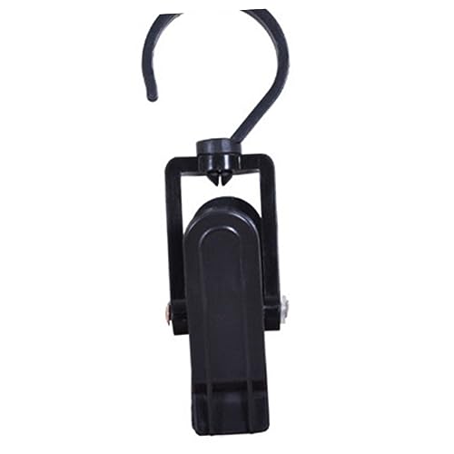 OUNONA 20PCS Multi Function Plastic Clips for Curtains Photo Display and Home Organization Includes White Black Clips Easy to Install Strong Hold for Heavy Curtains