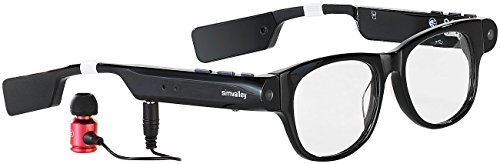 Videobrille simvalley MOBILE Kamera Brille Smart Glasses SG-101.bt