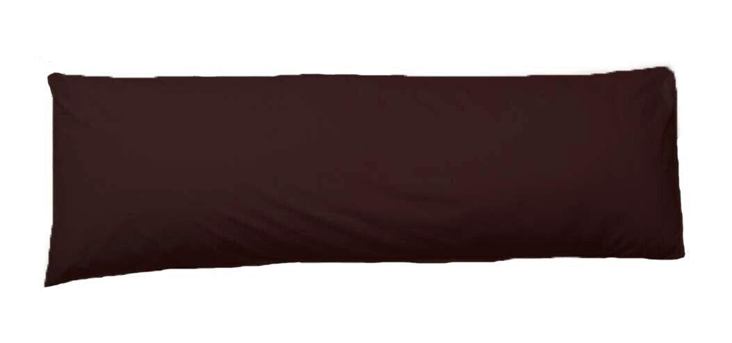 COMFY300 Bolster Pillow with Free Cover – Soft Support Cushion for Sleeping, Back, Neck & Leg Support – Comfortable Cylindrical Pillow for Bed & Sofa (Chocolate, 6ft(72"))