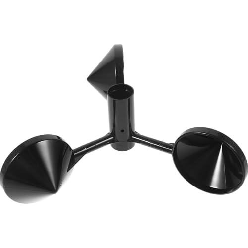 POPETPOP Sensor Viento Anemómetro de 3 Tazas Carcasa Abs Ligera y Resistente para Medición Precisa en Invernaderos y Barcos