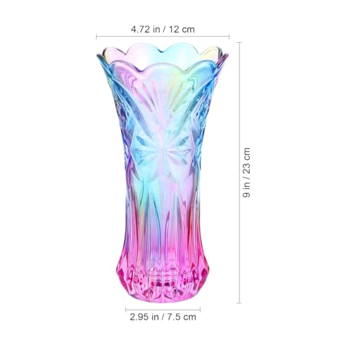 Jarrón de cristal para flor decoración mesa salón y centros de boda Homoyoyo 6