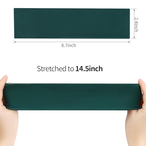 Image of Fishinsea 8 Pack Sport Headbands for Women, Elastic Soft Fabric Non-Slip Hair Bands Hair Warp for Daily Workout Yoga Running Sports, Combo 6
