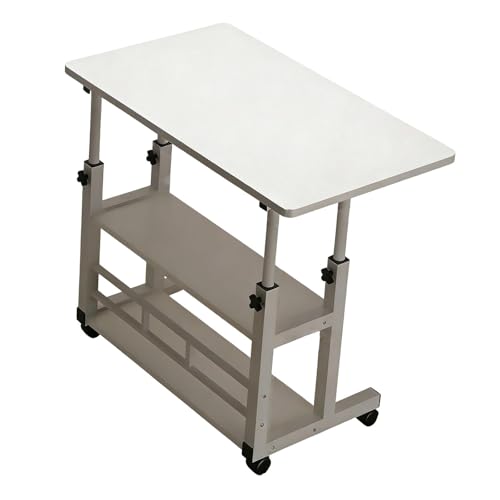 Table de lit multifonction à roulettes pour chambre et bureau - 7