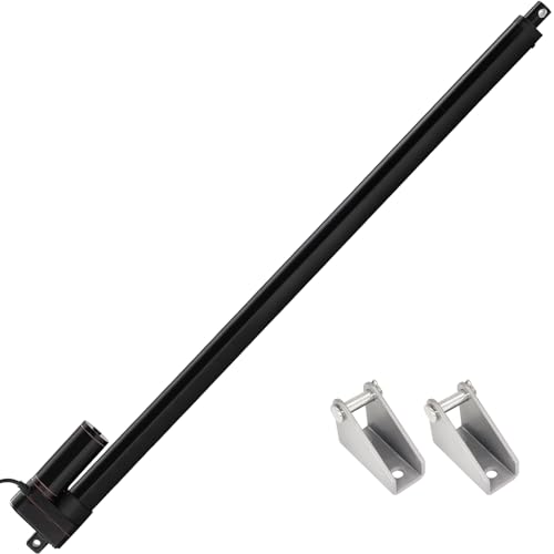 JQDML Actionneur linéaire à course de 1000 mm 101,6 cm 12 V robuste 3000 N/3000 N/3000 kg 5 mm/s avec supports de montage IP65 étanche JQDML Actionneur linéaire à course de 1000 mm 101,6 cm 12 V robuste 3000 N/3000 N/3000 kg 5 mm/s avec supports de montage IP65 étanche