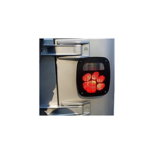 Jeeptails Seabee Tail Lamp Light Covers Compatible With Jeep Wrangler Yj And Tj - Black - Set Of 2 #TOP4