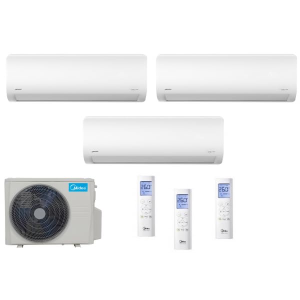 CLIMATIZZATORE TRIAL 9+9+12 MIDEA DC INVERTER Serie EXTREME PRO WI FI INTEGRATO CON M3OF-21HFN8-Q R-32 A++A+