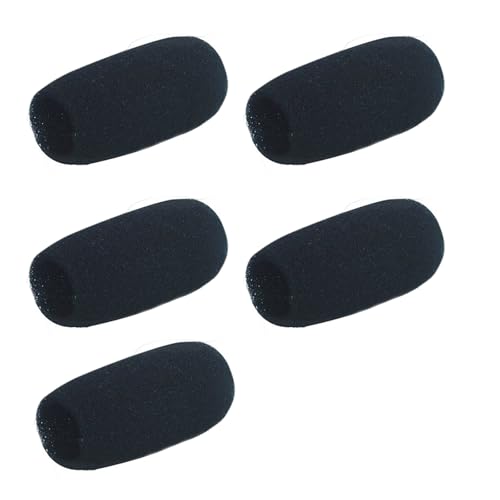 5pc Conference Microfono Foam Filtri Riduzioni Rumore Coperchi Sicuri per Le Spugne Professionali Guardia del Professionale del Microfono.