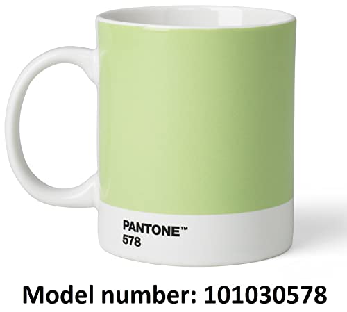Copenhagen design Pantone Mug, Coffee/Tea Cup, fine China (Ceramic), 375 ml, Light Green, 578 C - immagine 6