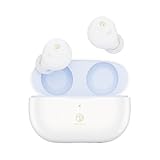 ROSESELSA Ceramics X True Wireless Stereo Earbuds, ANC Headphones with 4 HD Mics, IPX5 Sweat Resistant Anti-Wind Earphones, LDAC, 40H Gaming Mode Dual Connectivity (White)