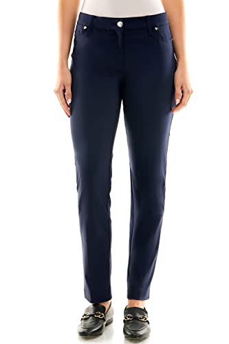 Image of Zac & Rachel Women's Millennium Fabric Pant - Perfectly Designed Woven Stretch Combination That Makes for The Most Flattering