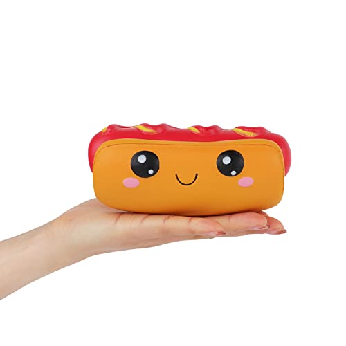 Anboor Squishies Hot Dog Toy, Cibo Morbido Kawaii Lento Aumento, Profumato, Panino Squishies Stress Relief Giocattoli per Bambini Anboor Squishies Hot Dog Toy, Cibo Morbido Kawaii Lento Aumento, Profumato, Panino Squishies Stress Relief Giocattoli per Bambini