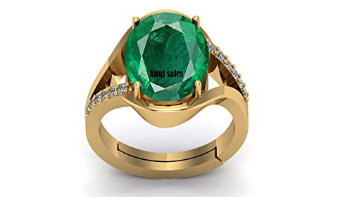 14.25 Ratti 13.00 Carat Certified Natural Emerald Panna Panchdhat...