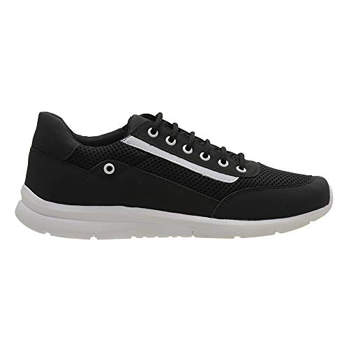Tênis Casual Masculino Esportivo Leve 2000 (Preto, 42)