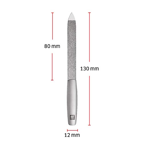 ZWILLING Saphir Nagelfeile, Formfeile Doppelseitig aus Edelstahl für Perfektes Feilergebnis aus Mattiertem Edelstahl… – Bild 5