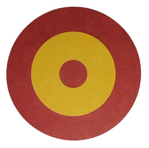 Lot de 40 sous-verres jetables décorés avec cocarde d'Espagne. Carton absorbant pour fêtes, bars et célébrations.