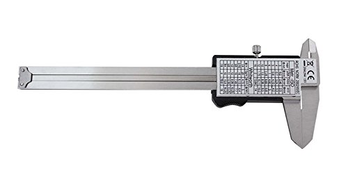 Calibrador Digital Electrónico 0-4 pulg / 0-100mm LCD grande miniatura 9