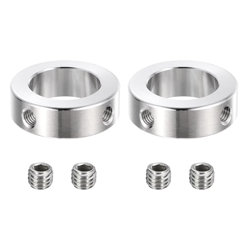 Collier d'arbre bague inox 32 mm pour stopper le jeu mécanique x2
