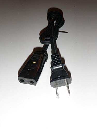 Hasmx 6Ft Long 1/2 Inch Pin Spacing Power Cable Cord For Farberware & Presto Super Speed Coffee Pot Percolator 1/2 Inch - Also For Many Small Electronics Home Appliance With 1/2 Inch Pin Spacing #TOP3