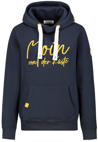 Eight 2 Nine Damen Kapuzen-Pullover Moin von der Küste LETN-089 Navy M