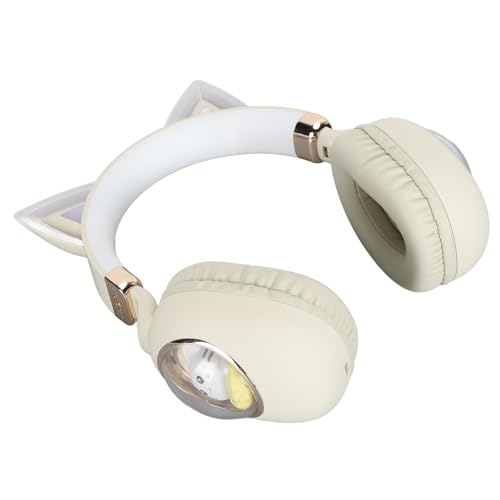 Image of GOWENIC Kids Bluetooth Headphones, RGB Lights Ear Headset, 20H Playtime, 49.2ft Range, HiFi Stereo Headphones with Microphone for School Laptop (20 /19 /9#11)