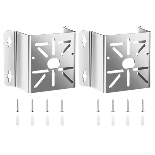 Support d'angle caméra de sécurité en acier inoxydable pour couverture de surveillance de coin - 2