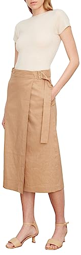 Vince Women's Buckle Wrap Skirt2