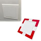 Pannello di accesso autoadesivo per parete o soffitto, copertura rimovibile per ispezione idraulica, 120 x 180 mm