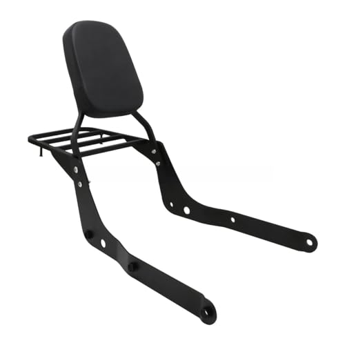 Porte-bagages moto et dossier amovible pour de longs road trips en duo sur Shadow 750