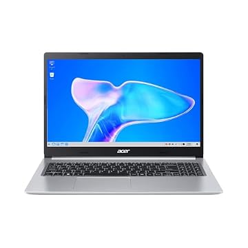Notebook Acer Aspire 5 A515-45-R478 Processador AMD Ryzen 5 5500U 6 núcleos Memória RAM 16Gb DDR4 SSD NVMe 512Gb Tela de 15.6” Resolução Full HD Ângulo 45º Proporção 16:9 Linux Gutta