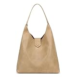 Scarleton Hobo Bags for Women, Tote Bag for Women, Shoulder Bag for Women, Travel Bag Purse Tote Bags Purses for Women, H213608 - Beige