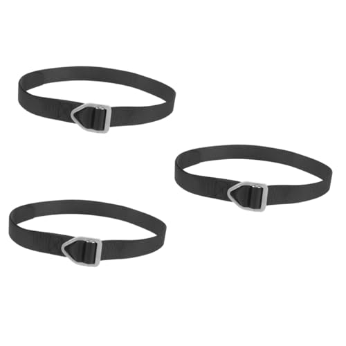 VICASKY 3pcs Men Work Belt Military Hiking Belt Heavy Duty Canvas Outdoor Casual