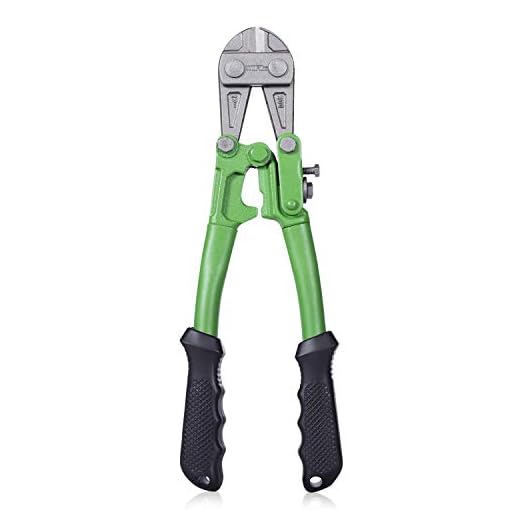 WilFiks 12” Bolt Cutter, Heavy Duty Steel Chrome Alloy Jaws, Compound Cutting Action Sniper To Cut Chain Lock, Cable & Wire Mesh, Bi-Material Comfortable Ergonomic Shape Soft Rubber Grip Thick Handle