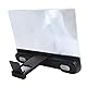 Deosdum 35,6 cm Bildschirmlupe mit Bluetooth-Lautsprecher, 3D Lupe Bildschirm Expander Handy, Filme, Videos und Spiele