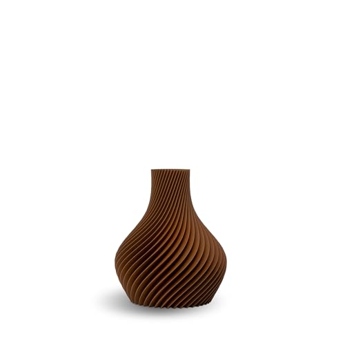 NATUMO Design 3D Vase Kunststoff „Bulba“– bruchsichere Blumenvase...