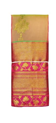 Image of VFCollections Women's Kanchipuram Silk Pure Pattu Sarees With Blouse