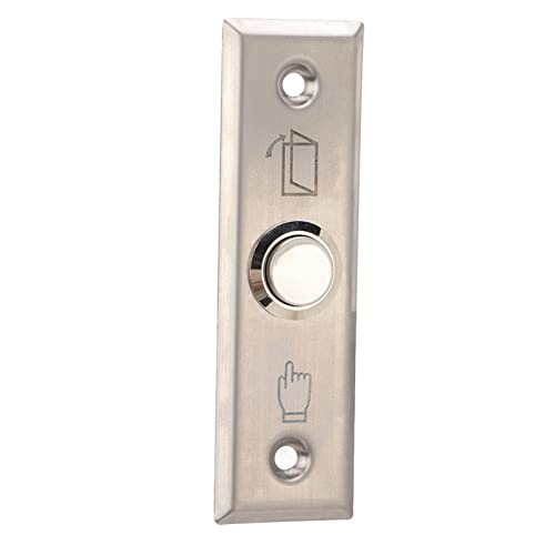Dioche Door Access Control Switch, Exit Press Button, Stainless Steel