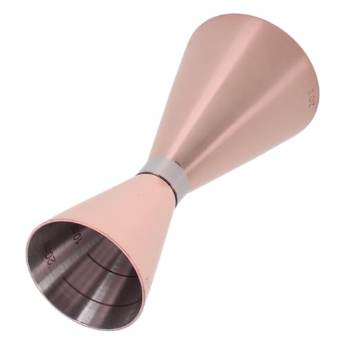 Unomor Measuring Cup Bar Jigger Double Cocktail Jigger for Bartending Jiggers for Bartending Jigger with Measurements inside Jigger Rose Gold 304 Stainless Steel