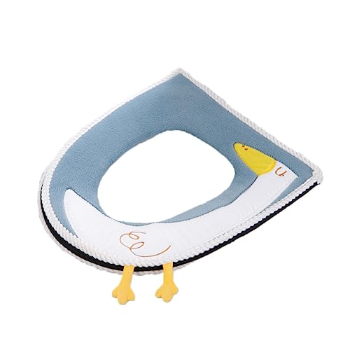 WOONEKY Alfombrilla De Inodoro Funda para Asiento Cojín De Acrilonitrilo Diseño De Moda Lavable y Versátil